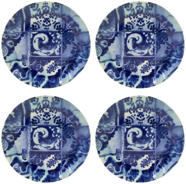 4er Set Elements Teller D21.6cm H2.8cm lisboa