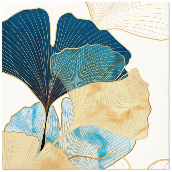 Servietten Dinner 12x Stylish Ginko Accents 40x40cm