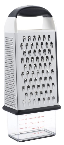 GG Reibe 4-seitig mit Auffangbehälter 30x12.7cm