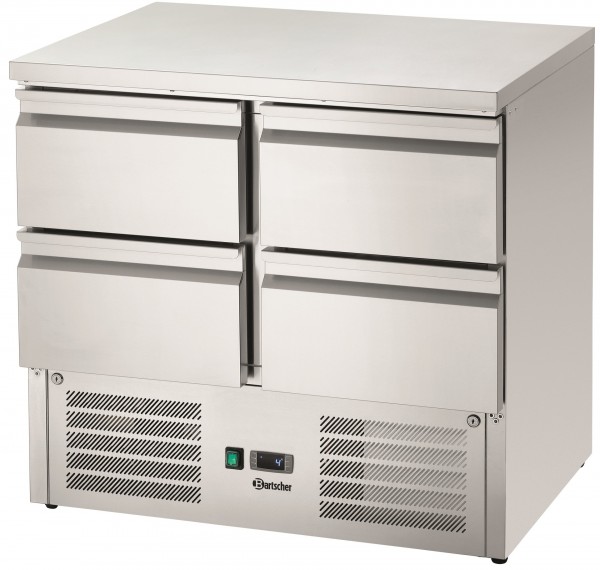 Mini-Kühltisch 900S4, 4 Schubladen