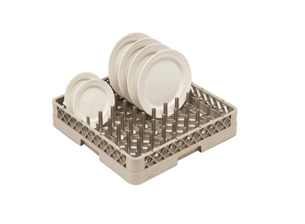 Tellerkorb Fingerhöhe 7.3cm beige 50x50x10cm