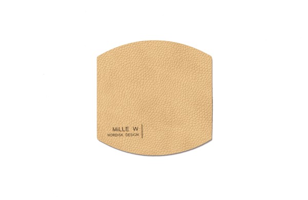 Untersetzer oval beige