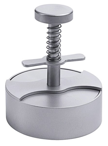 Hackfleischpresse D: 8.5cm H: 2.7cm - Portionsgrösse 150gr.
