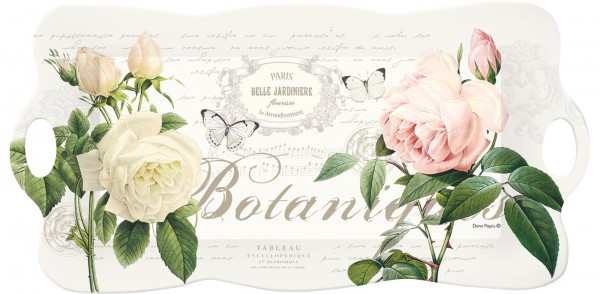 Botanique Tablett m. Griffen, 42x 20 cm