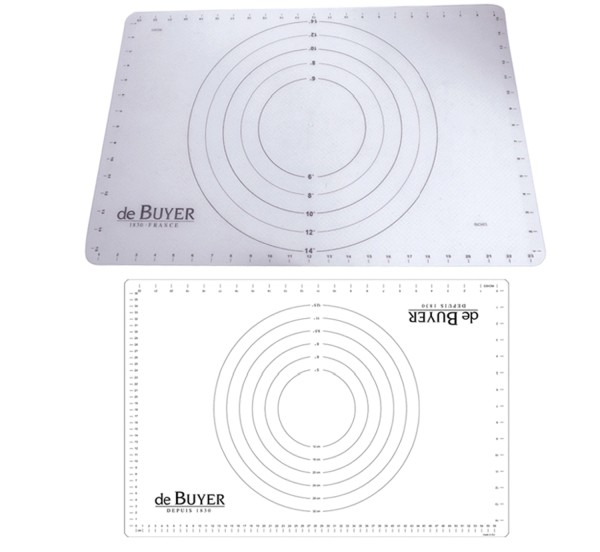 Silikonbackmatte 60x40cm mit konzentrischen Ringen