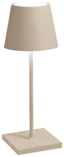 Poldina Pro mini Tischlampe 11x30cm sand