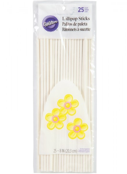Lollipop Stäbchen, 25 Stk., 20.3 cm