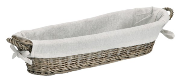 Baguettekorb m. Beutel 49cm