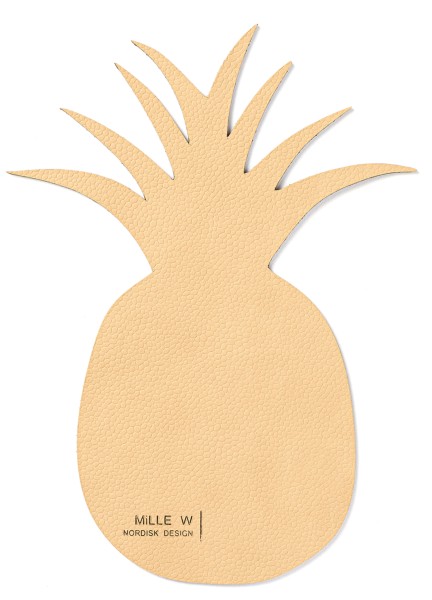 Untersetzer ananas beige