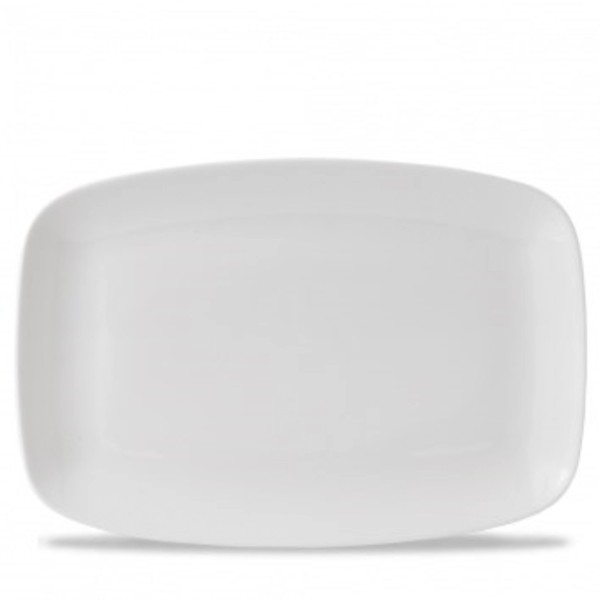 Chefs' Plates White Längliche Servierplatte No.9; 35.5x24.5c