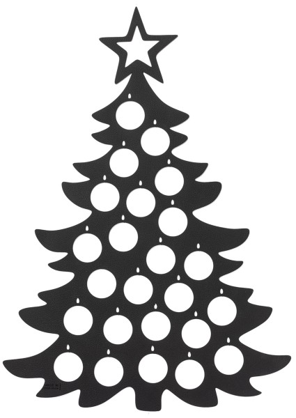 Weihnachtsbaum schwarz