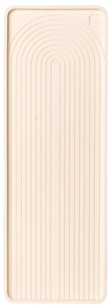 Untersetzer / Abtropfmatte 28x10cm Silikon weiss