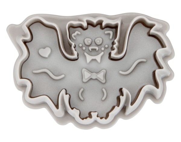Ausstecher Fledermaus 6cm grau