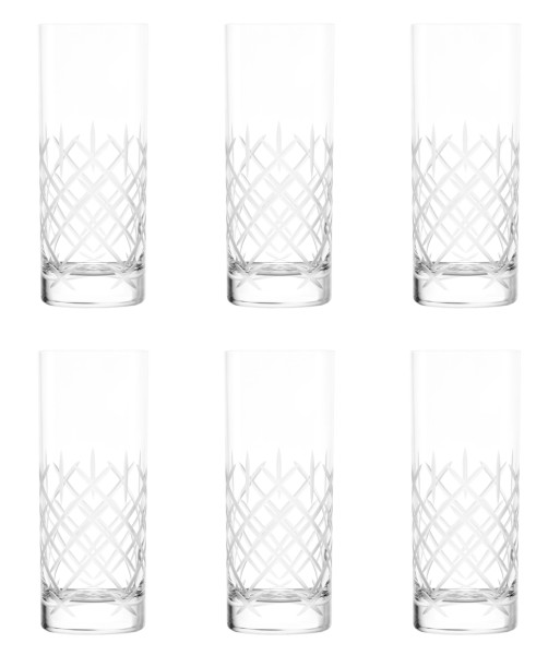 6er Set New York Club The Cross Cut Longdrinkbecher