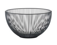 Fruchtkorb Metall schwarzø25cm