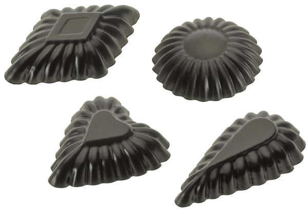 4er Set Gebäckformen H1.5cm