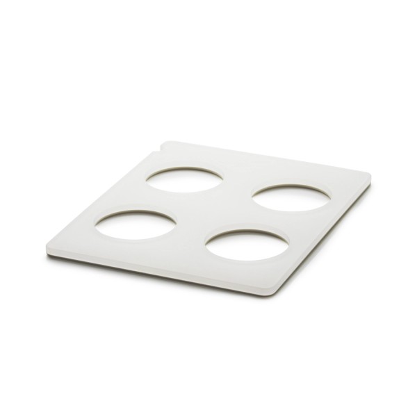 En Scene GN 1/2 Tablett für 4 Glaskaraffe/Flasche Weiss Acry