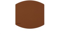Topfuntersetzer hot mat 22cm oval cognac
