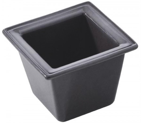8x Eckschälchen, 6.5x6.5x4.7 cm, Schiefer-Stil