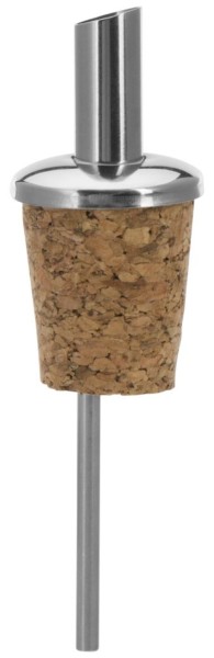 Ausgiesser Inox Gastro Naturkorken kurz