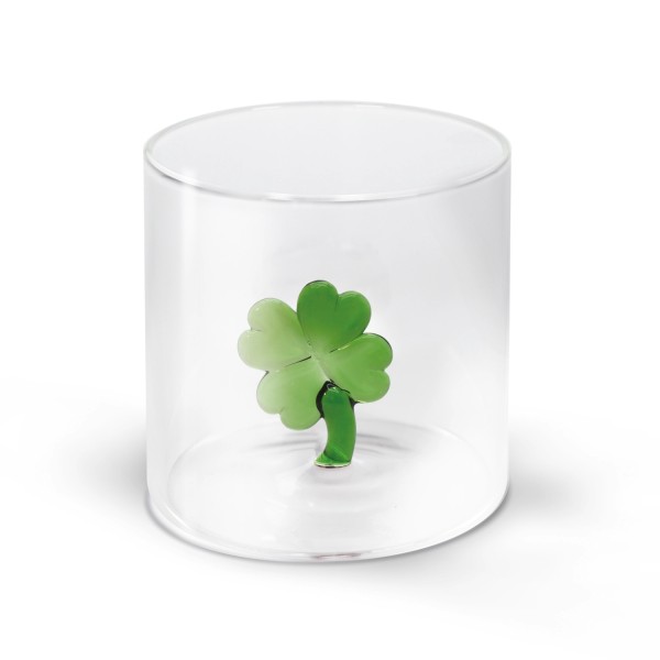 Glas aus Borosilikat 250ml Kleeblatt