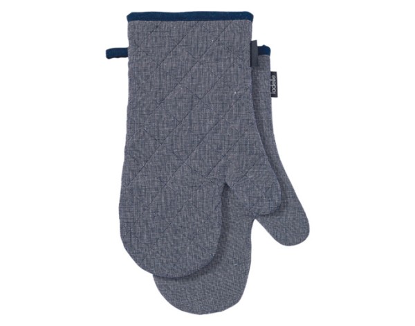 Ofenhandschuh navy 18x33 2Stk.