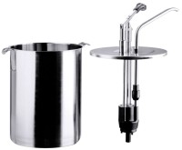 Dispenser rund 4 l mit Behälter