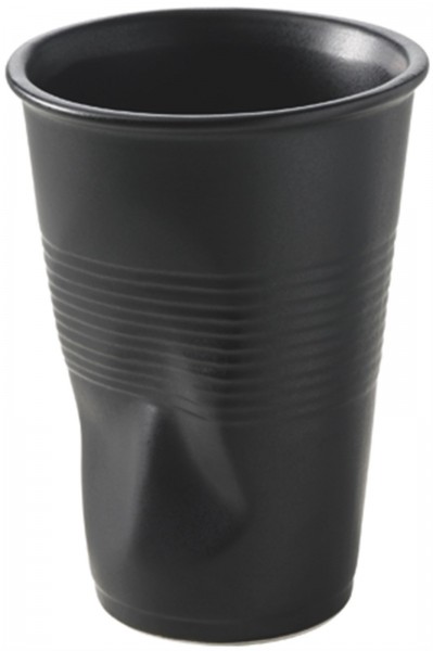 6x Wasserknitterbecher 25 cl, schwarz