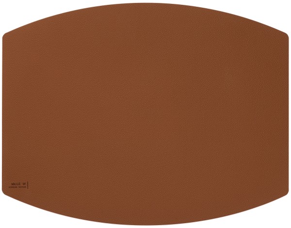 Tischset 45x35cm oval cognac