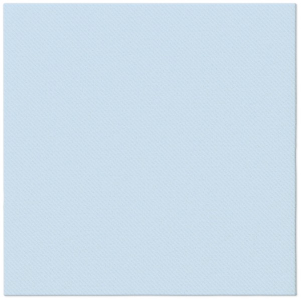 Servietten Dinner 12x Monocolor light blue 40x40cm