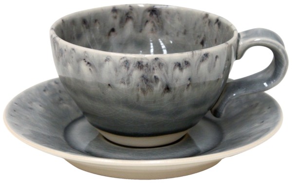 Madeira Teetasse mit Untertasse 250ml grau