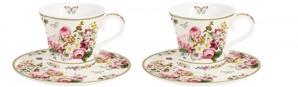2er Set Blooming opulence Espressotasse 80 ml