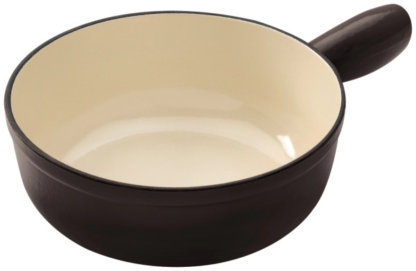 Caquelon Induktion Ø 20cm Gusseisen schwarz