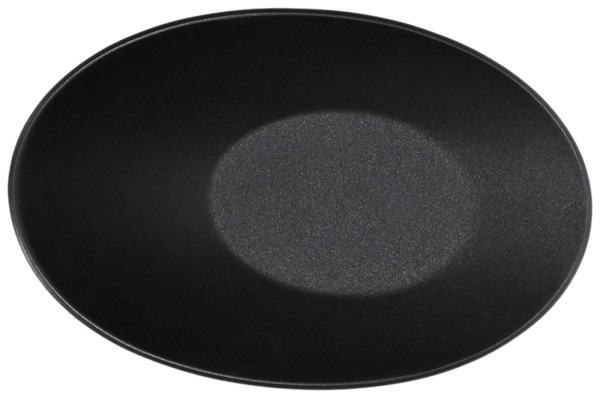 JAP Schüssel oval 36.5x24cm schwarz