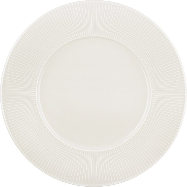 Delight Vibes Teller flach rund Fahne Relief 31cm