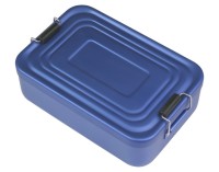 Lunchbox Alu S blau18x12x5cm