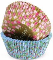 Papierförmchen Blumen, 36Stk