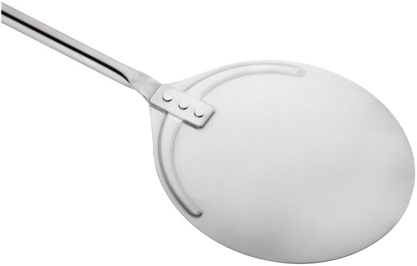 Pizzawender Edelstahl 18cm L: 139cm blau