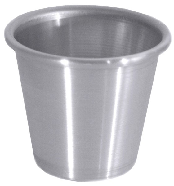 Dariol-/Becherförmchen Ø4.5cm H: 6cm, Alu