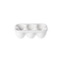 Fattoria Eierhalter für 6Stk. 18x12.5cm H5.1cm weiss