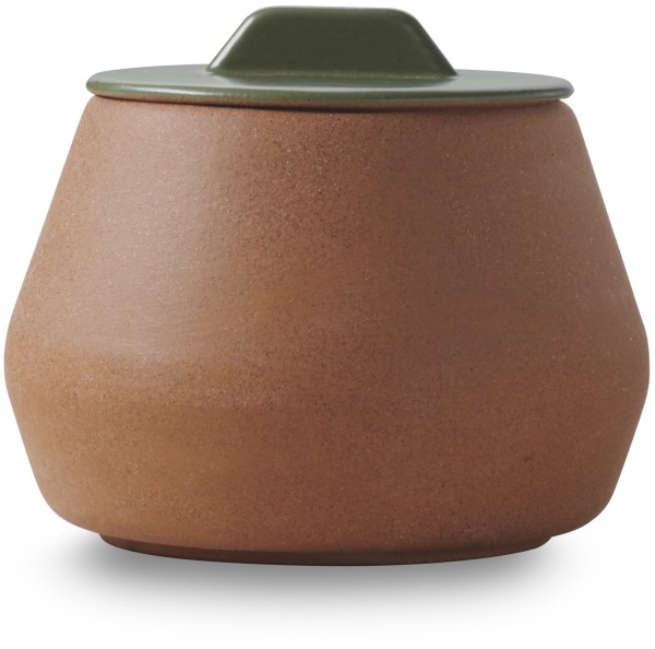 Contre-Jour Zuckerdose mit Deckel 200ml olive grün