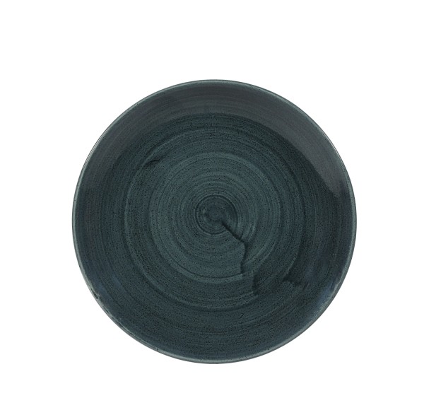 Stonecast Patina Rustic Teal Coupe Teller flach 21.7cm