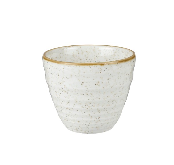 Stonecast Barley White Becher geriffelt 28cl