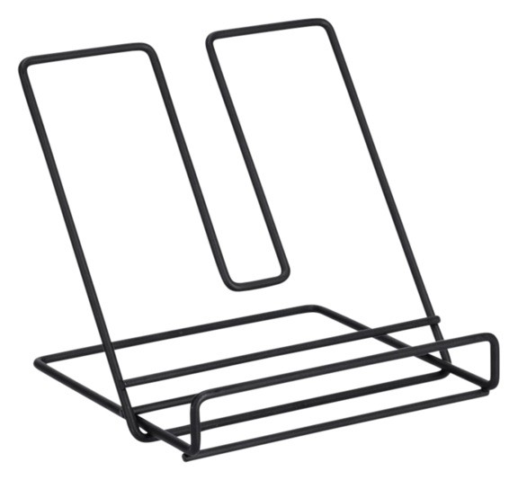 Kochbuchhalter schwarz 20cm
