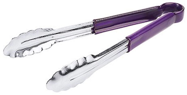 Küchenzange HACCP, violett, 30cm