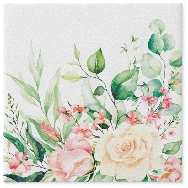 Servietten Dinner 12x Floral Moments
