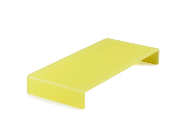 Sweety Tablar für Buffet niedrig 39.5x19.5x5cm gelb Nacryl