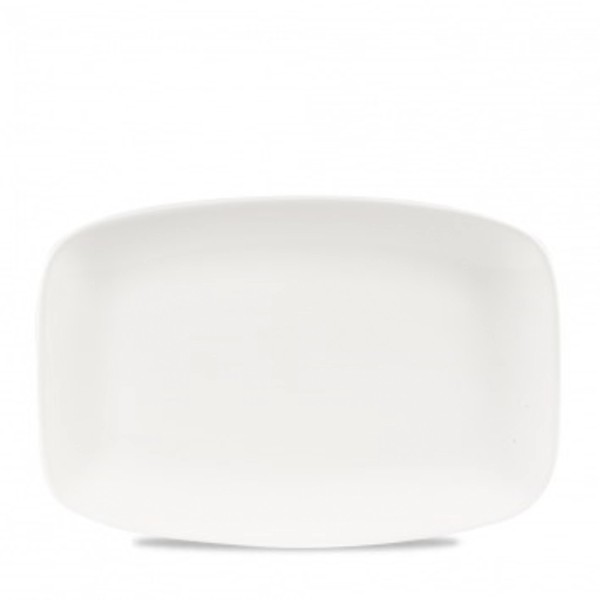 X Squared White Chef's Oblong Platte 19.9x30cm