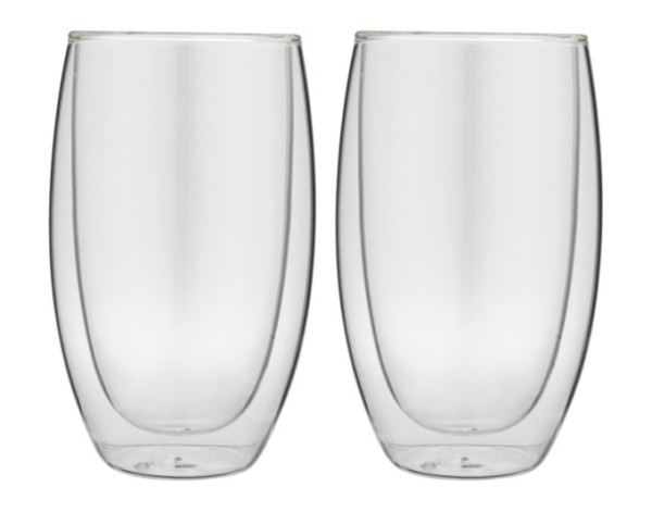 Teetasse Glas doppelw.2St