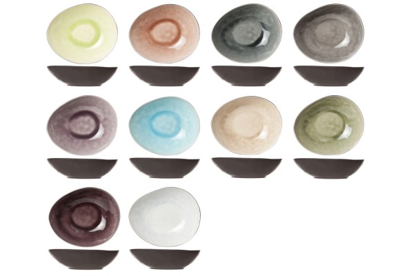 10er Set Streetfood Festival Teller, assort. 19.5x16.5x5cm